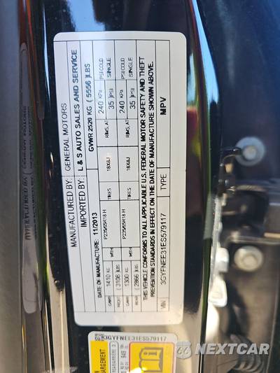 2014 Cadillac SRX Luxury Collection 1SB - zdjęcie 14 z 35 - miniatura