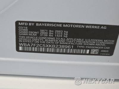 2019 BMW 7 Series Sedan 750i xDrive M SPORT LINE - zdjęcie 14 z 32 - miniatura