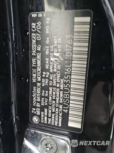 2006 BMW Z4 Roadster 3.0si Convertible - zdjęcie 13 z 37 - miniatura