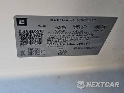 2018 Chevrolet Silverado 1500 LT Z71 Crew Cab Medium Bed 2LT - zdjęcie 14 z 33 - miniatura