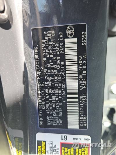 2026 Toyota Camry LE - zdjęcie 14 z 30 - miniatura