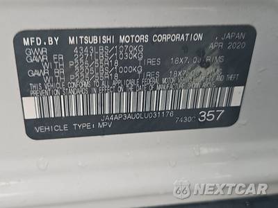 2020 Mitsubishi Outlander Sport ES - zdjęcie 14 z 22 - miniatura