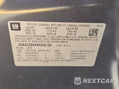 2017 Chevrolet Equinox LT 1LT - zdjęcie 14 z 38 - miniatura