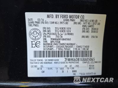 2016 Ford Flex Limited - zdjęcie 15 z 29 - miniatura