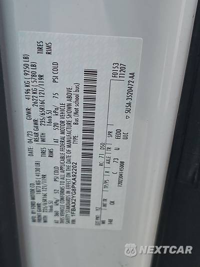 2023 Ford Transit 350 Passenger Van XLT Low Roof 148.0" WB - zdjęcie 14 z 32 - miniatura