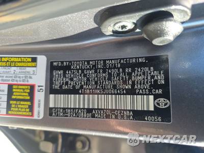 2018 Toyota Camry LE - zdjęcie 14 z 24 - miniatura