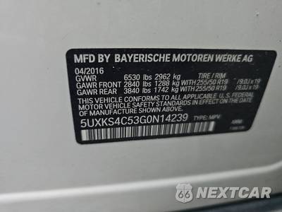 2016 BMW X5 Sports Activity Vehicle xDrive35d - zdjęcie 15 z 26 - miniatura