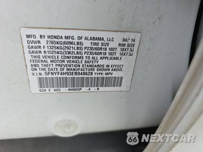2014 Honda Pilot Touring w/Navigation & RES - zdjęcie 15 z 32 - miniatura
