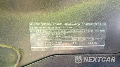 2015 Nissan Sentra SV - zdjęcie 24 z 25 - miniatura