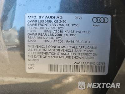 2022 Audi Q5 S line Premium Plus - zdjęcie 14 z 23 - miniatura