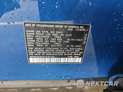 2026 Volkswagen Atlas Cross Sport 2.0T SE w/Technology - zdjęcie 14 z 24 - miniatura