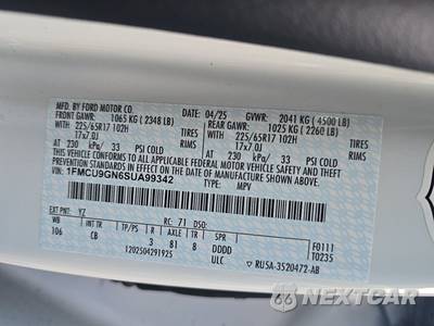 2025 Ford Escape Active - zdjęcie 14 z 27 - miniatura