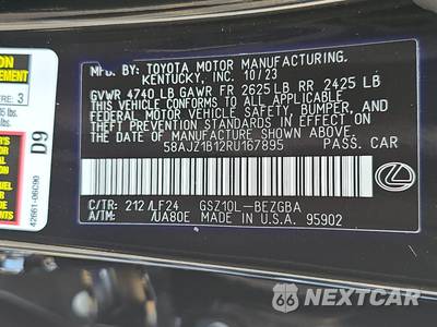 2024 Lexus ES 350 F SPORT Handling - zdjęcie 14 z 21 - miniatura