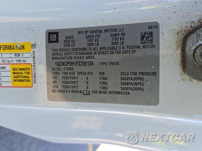 2015 Chevrolet Silverado 1500 WT Regular Cab Long Bed 1WT - zdjęcie 13 z 23 - miniatura