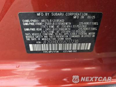 2025 Subaru Crosstrek Premium - zdjęcie 14 z 25 - miniatura