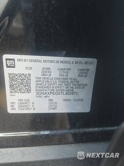 2026 Chevrolet Equinox LT 2LT - zdjęcie 14 z 24 - miniatura
