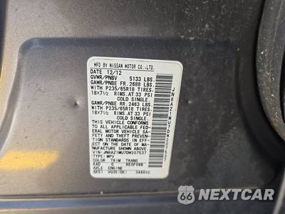 2013 Nissan Murano SL - zdjęcie 14 z 26 - miniatura