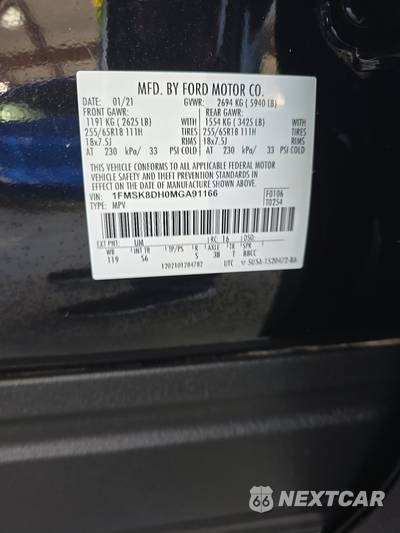 2021 Ford Explorer XLT - zdjęcie 15 z 30 - miniatura