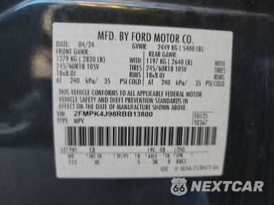 2024 Ford Edge SEL - zdjęcie 10 z 22 - miniatura
