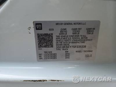 2025 Chevrolet Silverado 3500HD Work Truck Crew Cab Long Bed 1WT - zdjęcie 14 z 22 - miniatura