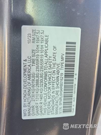 2024 Honda Odyssey Elite 118.1" WB - zdjęcie 19 z 25 - miniatura