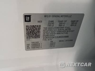 2018 GMC Yukon XL SLT 4SA - zdjęcie 15 z 33 - miniatura