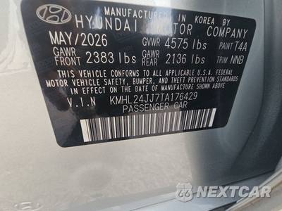2026 Hyundai Sonata Hybrid Blue - zdjęcie 14 z 20 - miniatura