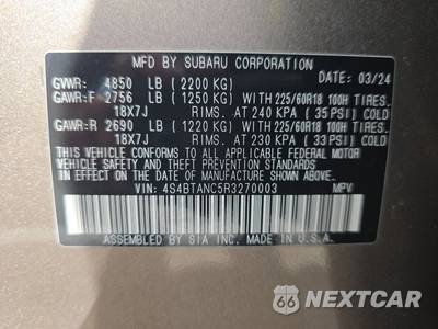 2024 Subaru Outback Limited - zdjęcie 14 z 24 - miniatura
