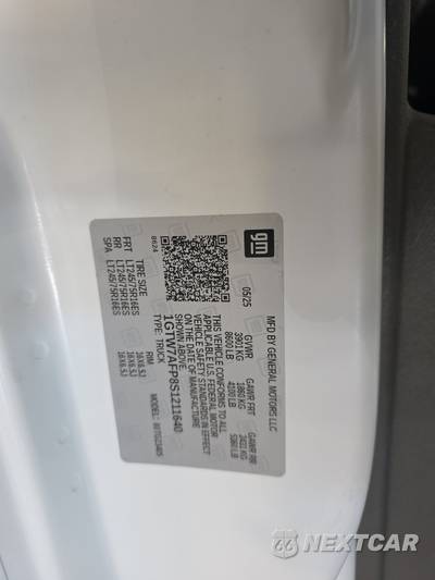 2025 GMC Savana 2500 Cargo Van 1WT 135.0" WB - zdjęcie 14 z 24 - miniatura