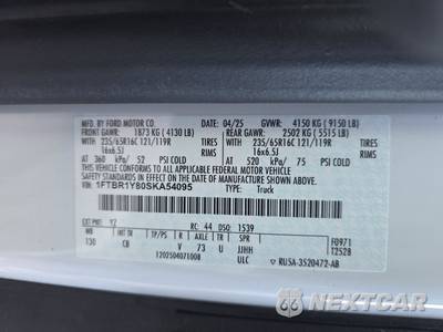 2025 Ford Transit 250 Cargo Van Low Roof 130.0" WB - zdjęcie 13 z 22 - miniatura
