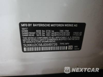 2018 BMW X6 Sports Activity Vehicle xDrive35i - zdjęcie 18 z 23 - miniatura