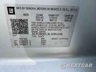 2020 GMC Sierra 1500 SLT Crew Cab Short Bed 4SA - zdjęcie 21 z 31 - miniatura