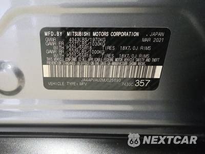 2021 Mitsubishi Outlander Sport 2.0 SE - zdjęcie 14 z 18 - miniatura