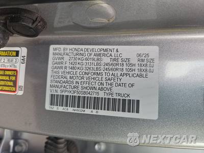 2025 Honda Ridgeline RTL Crew Cab Medium Bed - zdjęcie 14 z 32 - miniatura