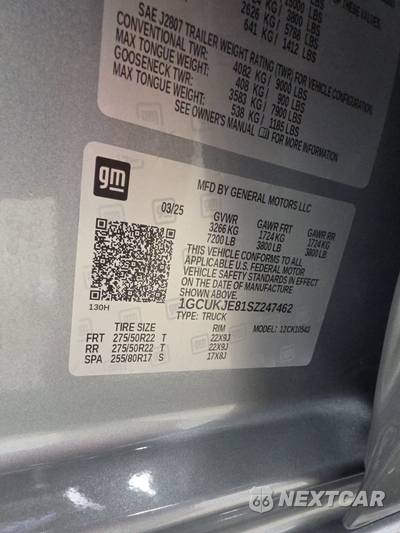 2025 Chevrolet Silverado 1500 High Country Crew Cab Short Bed 3LZ - zdjęcie 14 z 25 - miniatura