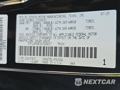 2025 Toyota Tundra SR5 Crew Cab Short Bed - zdjęcie 14 z 21 - miniatura