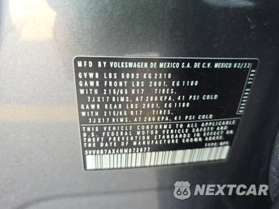 2022 Volkswagen Tiguan S - zdjęcie 14 z 34 - miniatura