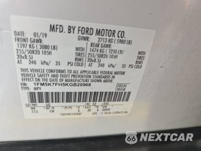 2019 Ford Explorer Limited - zdjęcie 15 z 35 - miniatura