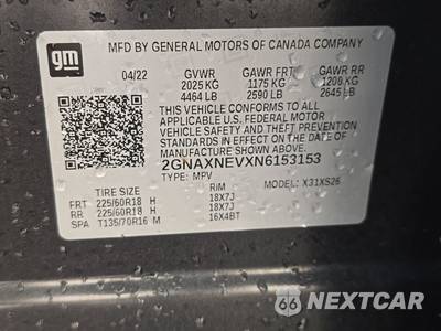 2022 Chevrolet Equinox Premier 1LZ - zdjęcie 14 z 42 - miniatura