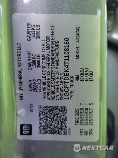 2026 Chevrolet Colorado Z71 Crew Cab Medium Bed 4Z7 - zdjęcie 14 z 24 - miniatura