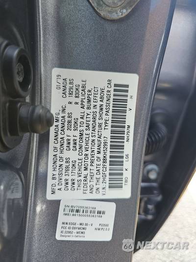 2019 Honda Civic Sedan Sport - zdjęcie 14 z 34 - miniatura