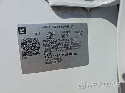 2019 Chevrolet Impala LT 1LT - zdjęcie 14 z 30 - miniatura