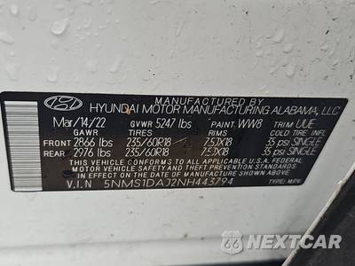 2022 Hyundai Santa Fe SE - zdjęcie 14 z 26 - miniatura
