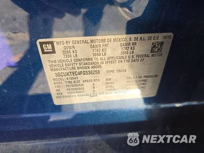 2015 Chevrolet Silverado 1500 High Country Crew Cab Short Bed 3LZ - zdjęcie 14 z 22 - miniatura