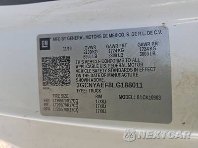 2020 Chevrolet Silverado 1500 WT Regular Cab Long Bed 1WT - zdjęcie 13 z 35 - miniatura
