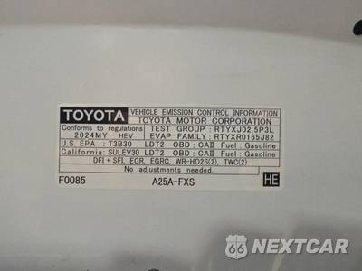 2024 Toyota RAV4 Hybrid LE - zdjęcie 20 z 23 - miniatura