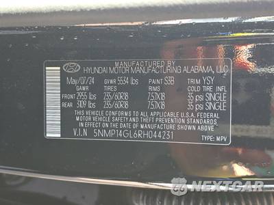 2024 Hyundai Santa Fe SE - zdjęcie 22 z 34 - miniatura