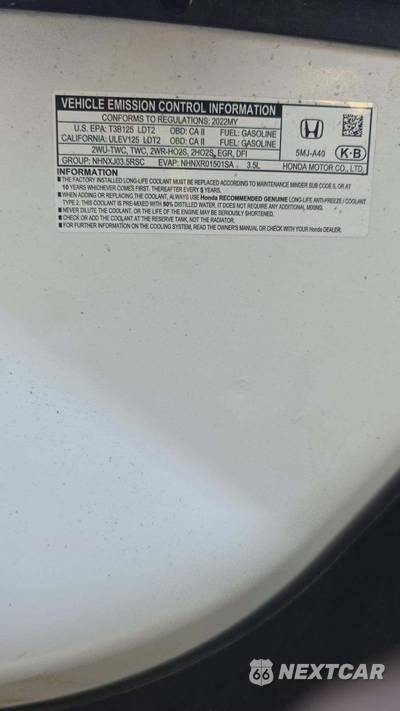 2022 Honda Ridgeline Sport Crew Cab Medium Bed - zdjęcie 20 z 26 - miniatura
