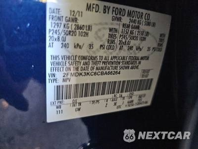 2012 Ford Edge Limited - zdjęcie 14 z 26 - miniatura