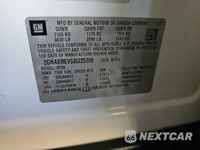 2018 Chevrolet Equinox LS 1LS - zdjęcie 14 z 29 - miniatura